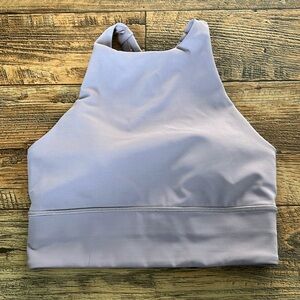 Lululemon Energy Bra High Neck Long-Line - Violet Verbena